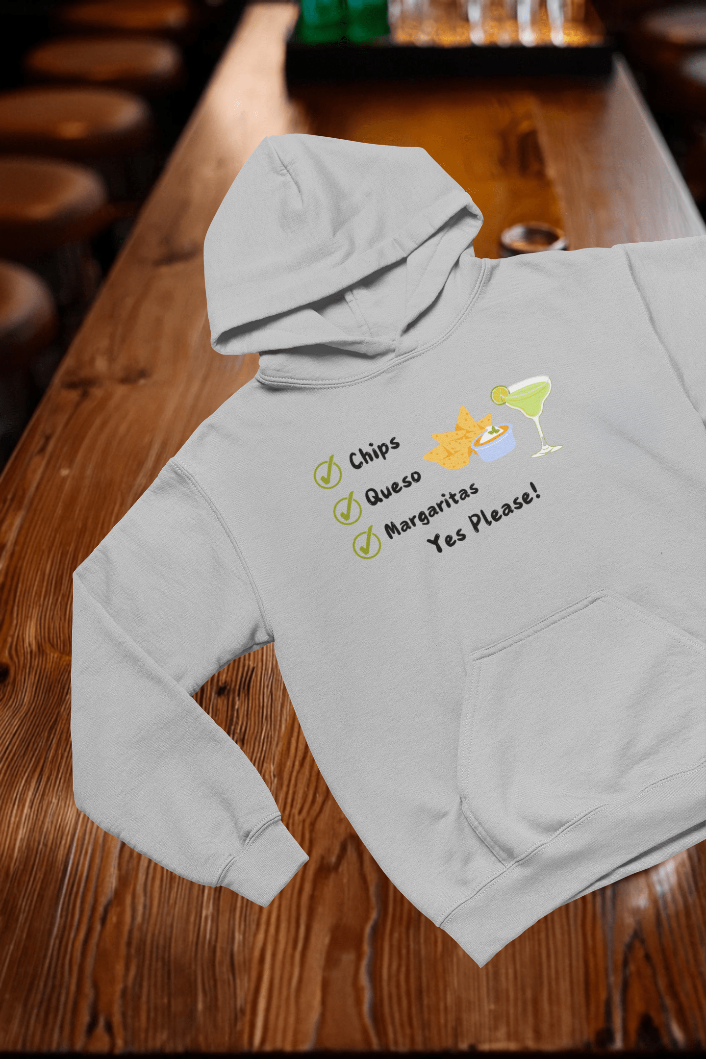 Margaritas Yes Please Hooded Sweatshirt