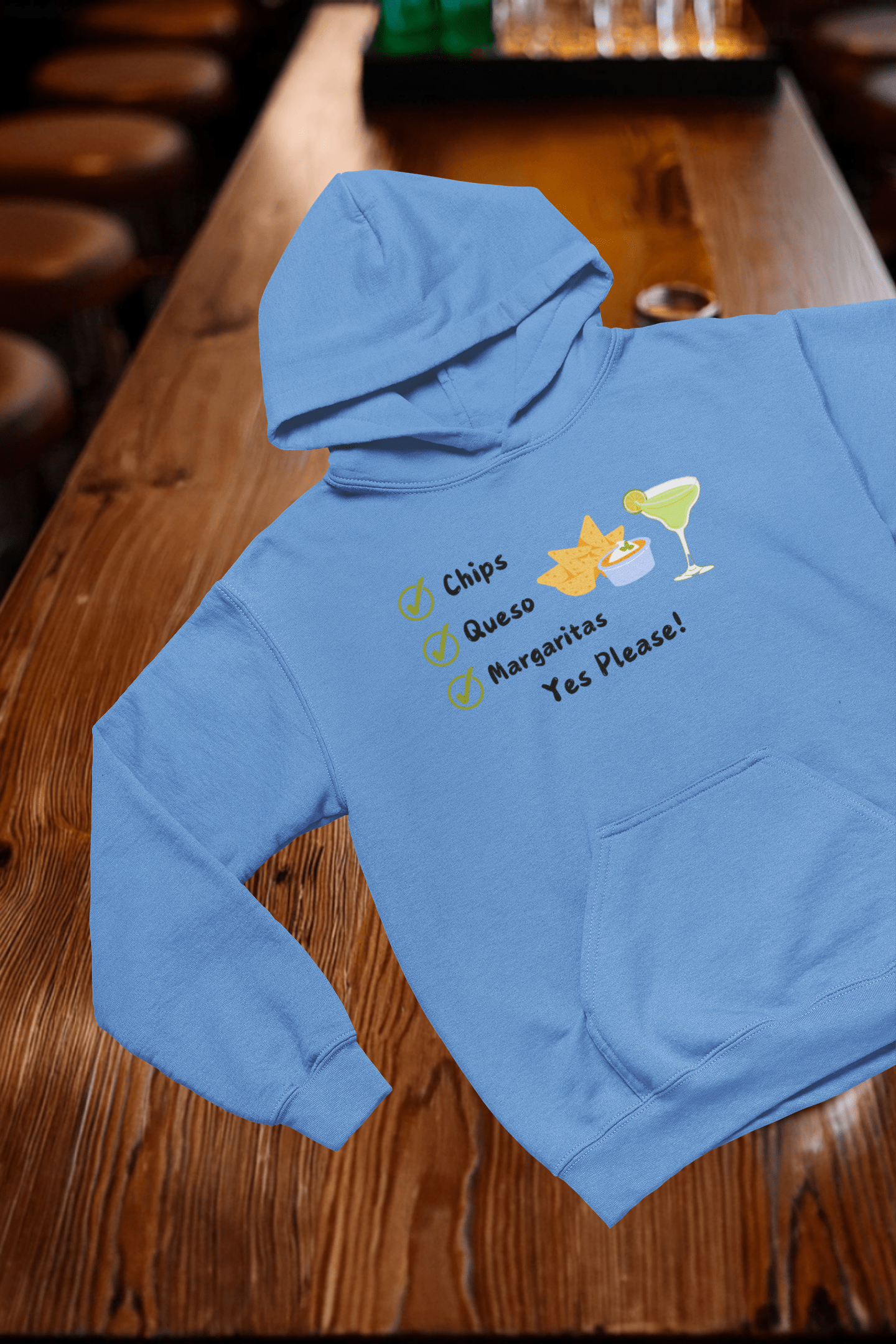 Margaritas Yes Please Hooded Sweatshirt