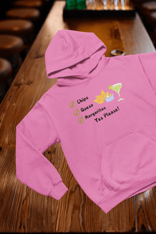 Margaritas Yes Please Hooded Sweatshirt