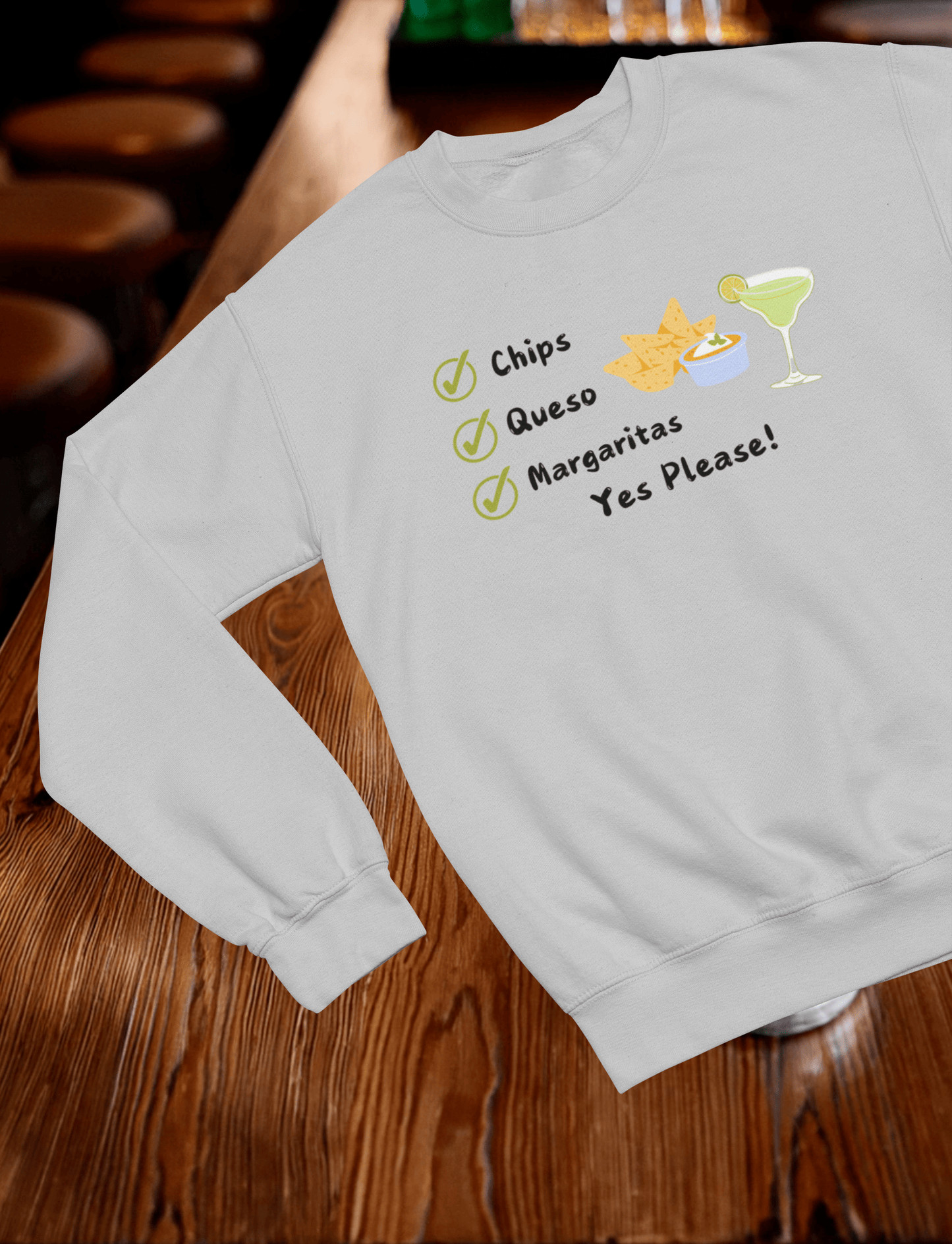 Margaritas Yes Please Crewneck Sweatshirt