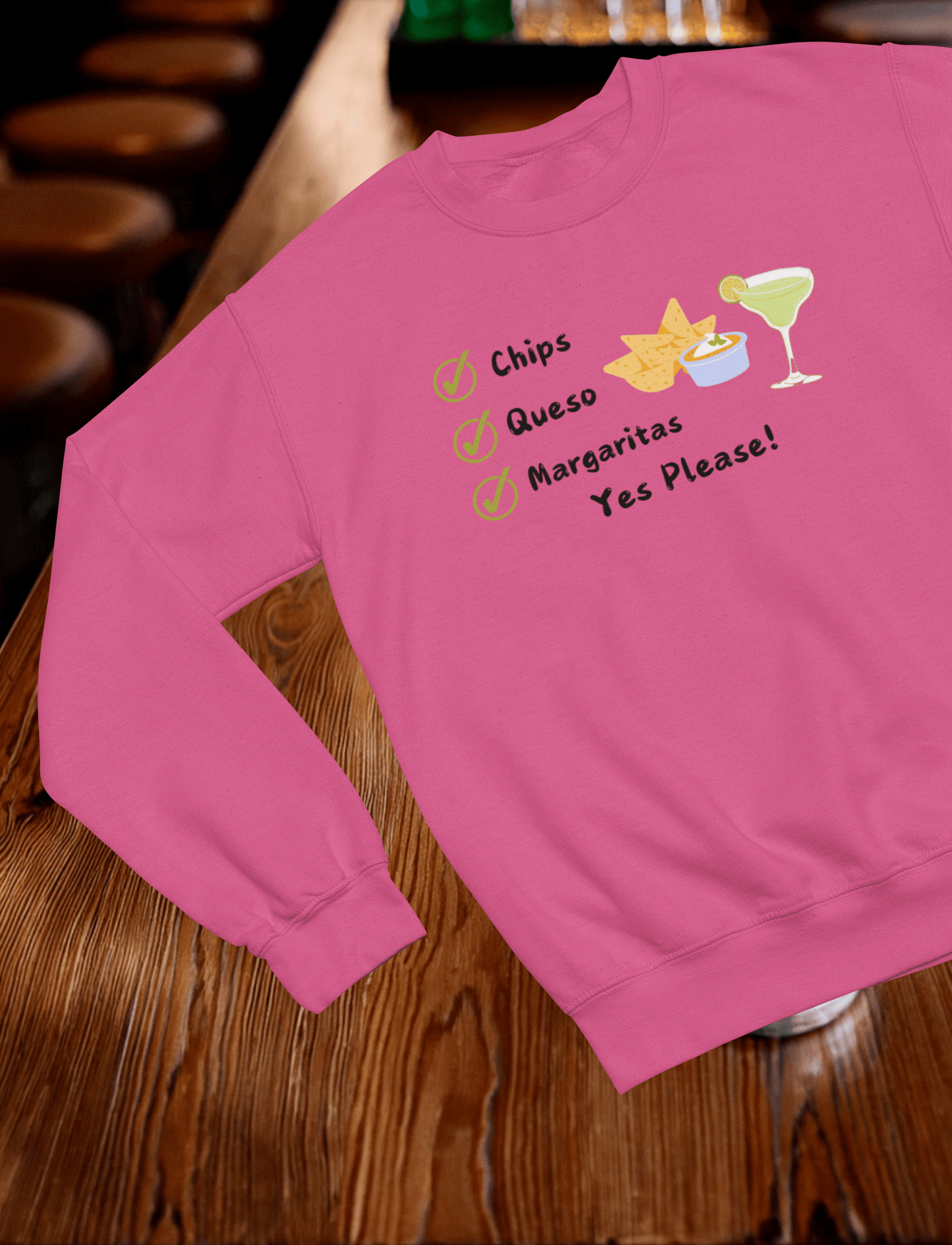 Margaritas Yes Please Crewneck Sweatshirt