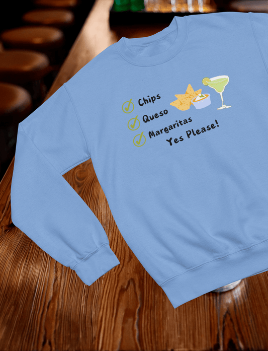 Margaritas Yes Please Crewneck Sweatshirt