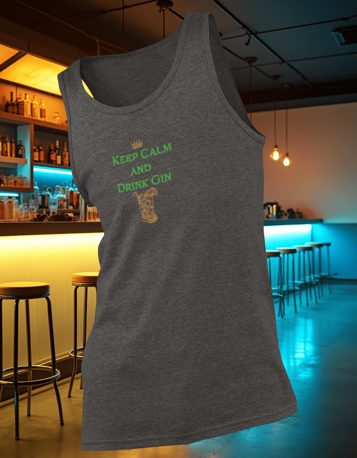 Keep Calm and Drink Gin Tank