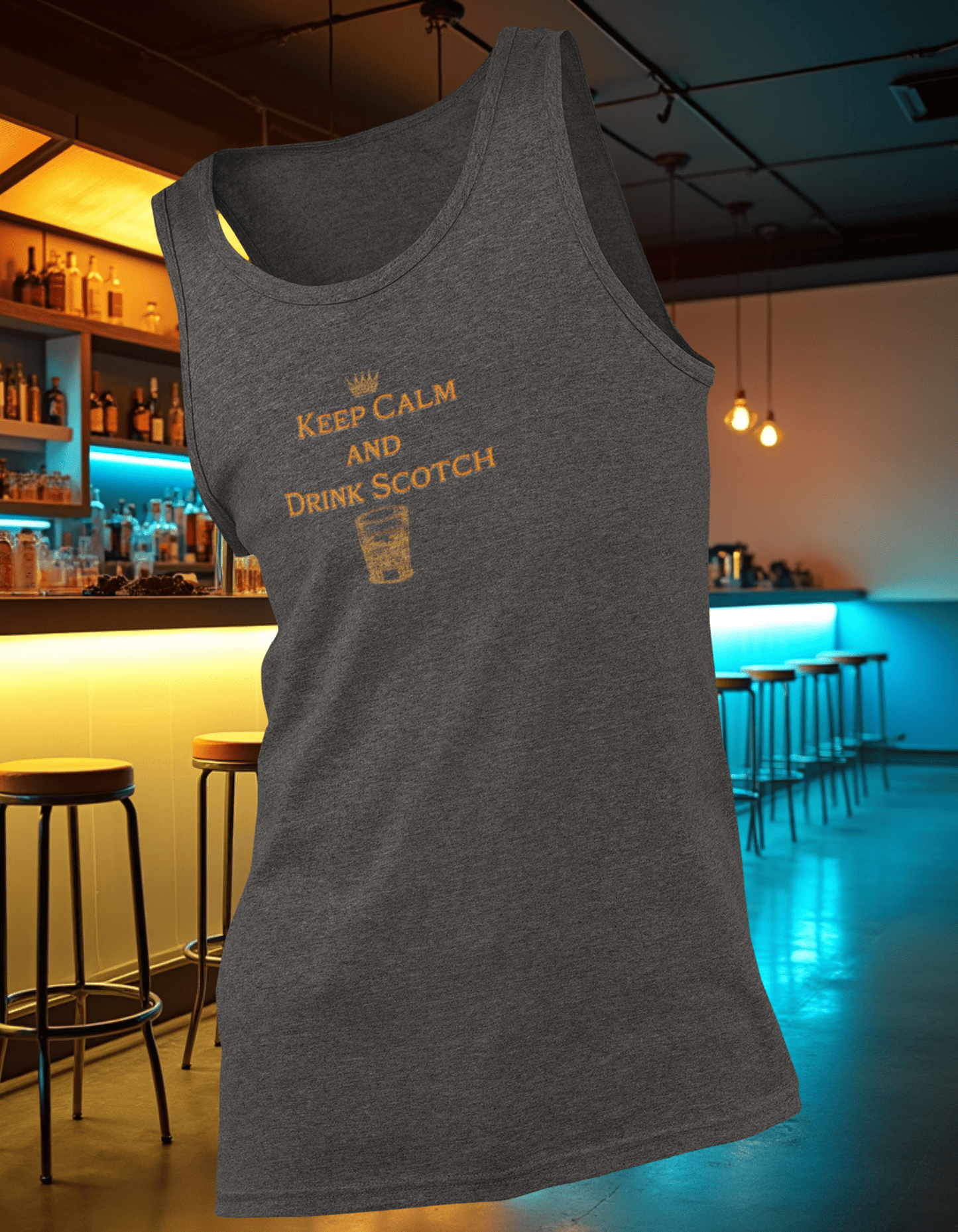 Keep Calm and Drink Scotch Tank