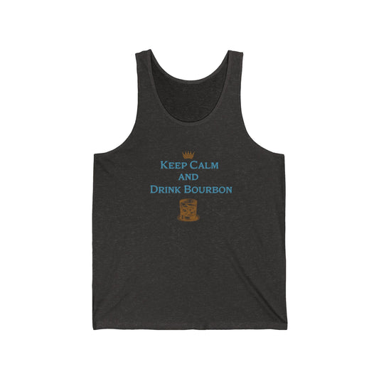 Keep Calm and Drink Bourbon Tank Top