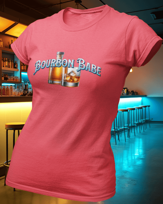 Bourbon Babe Bottle T-Shirt