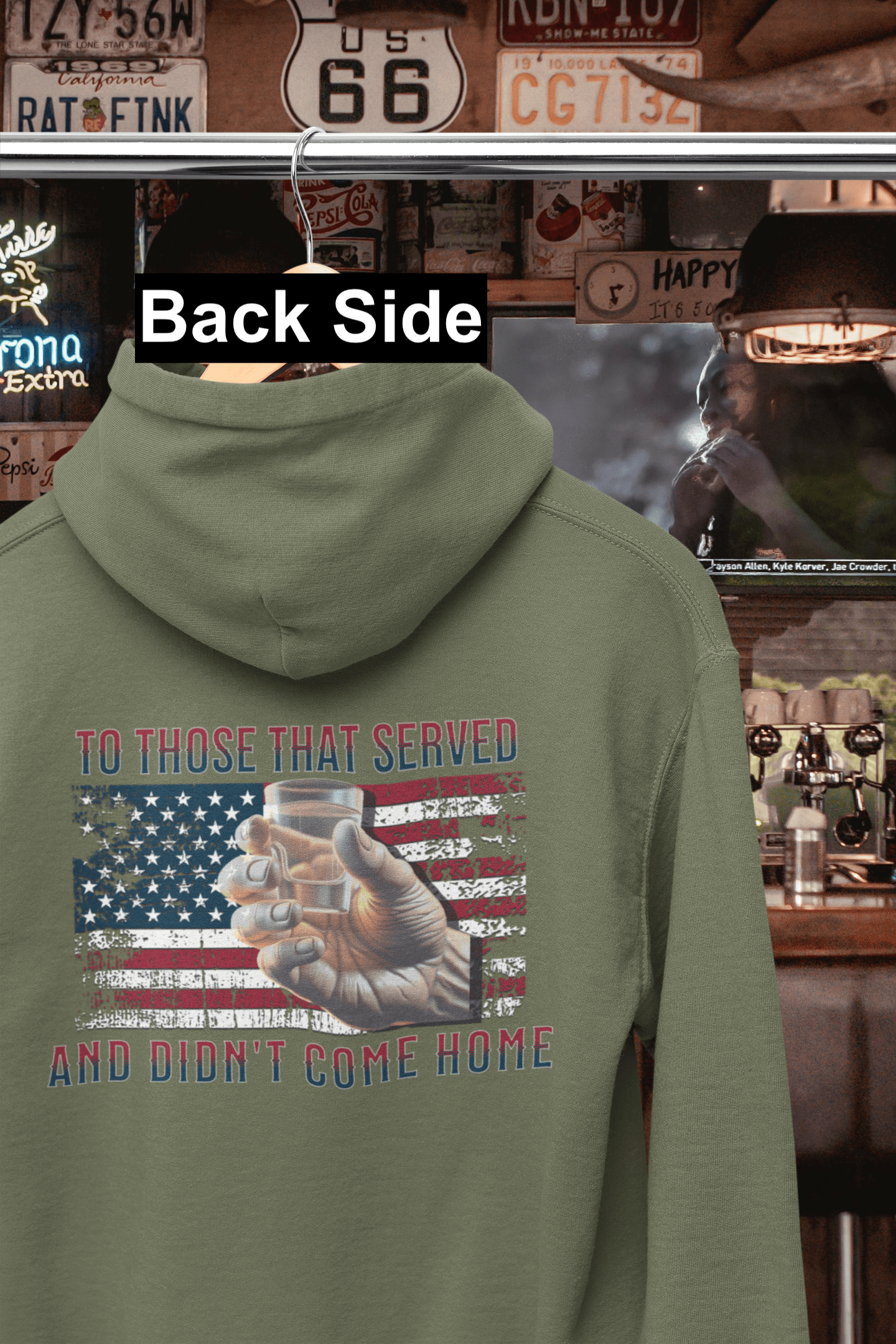 To Those That Served Hooded Sweatshirt