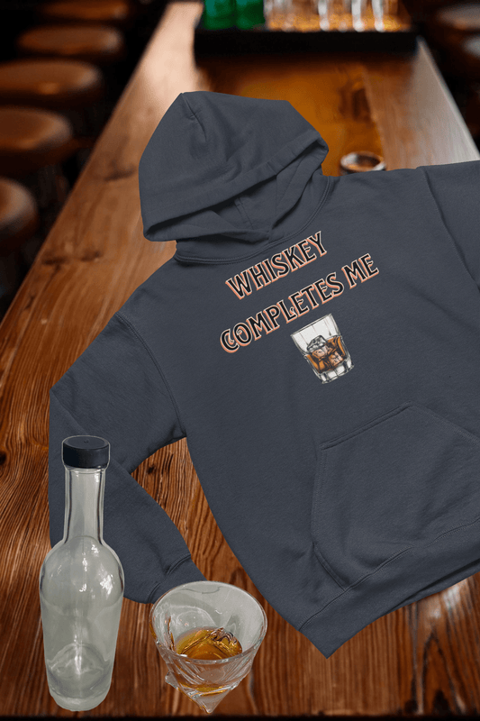 Whiskey Completes Me Hooded Sweatshirt
