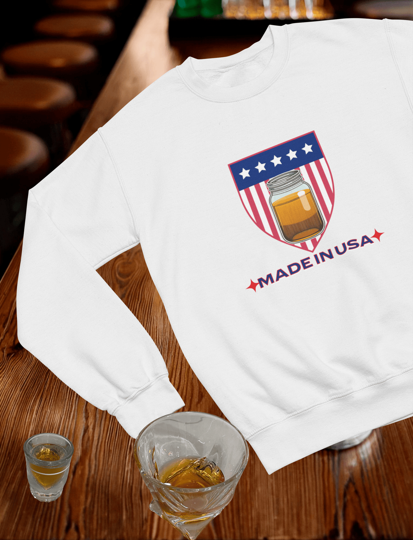 Moonshine MADE IN USA Crewneck Sweatshirt