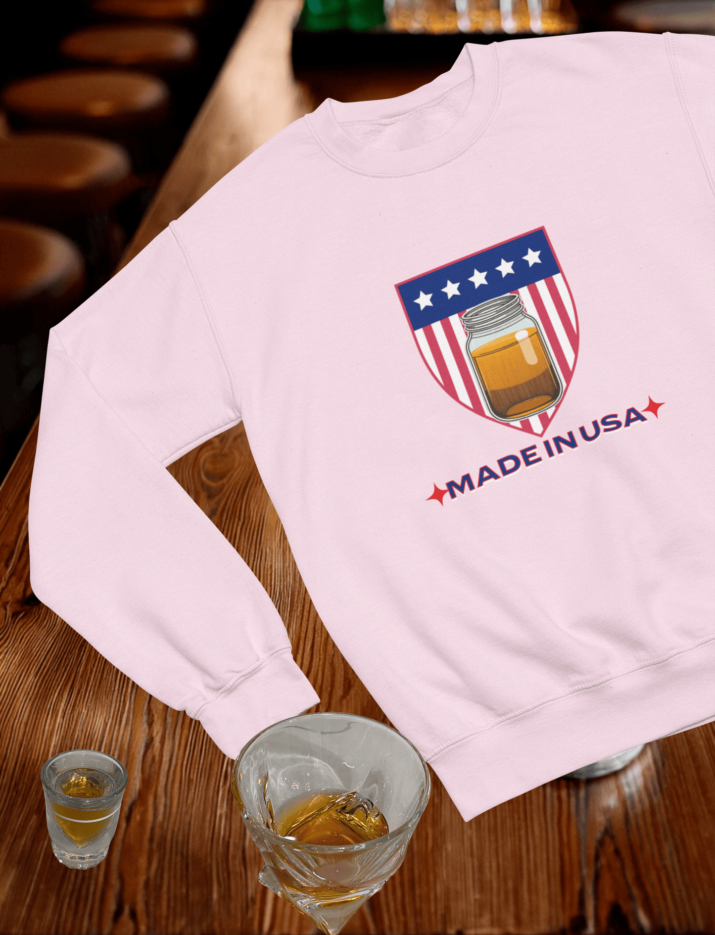 Moonshine MADE IN USA Crewneck Sweatshirt