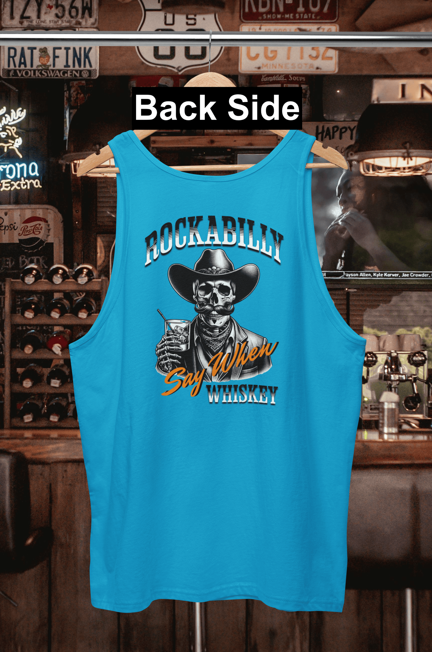Rockabilly Say When Western Tank Top