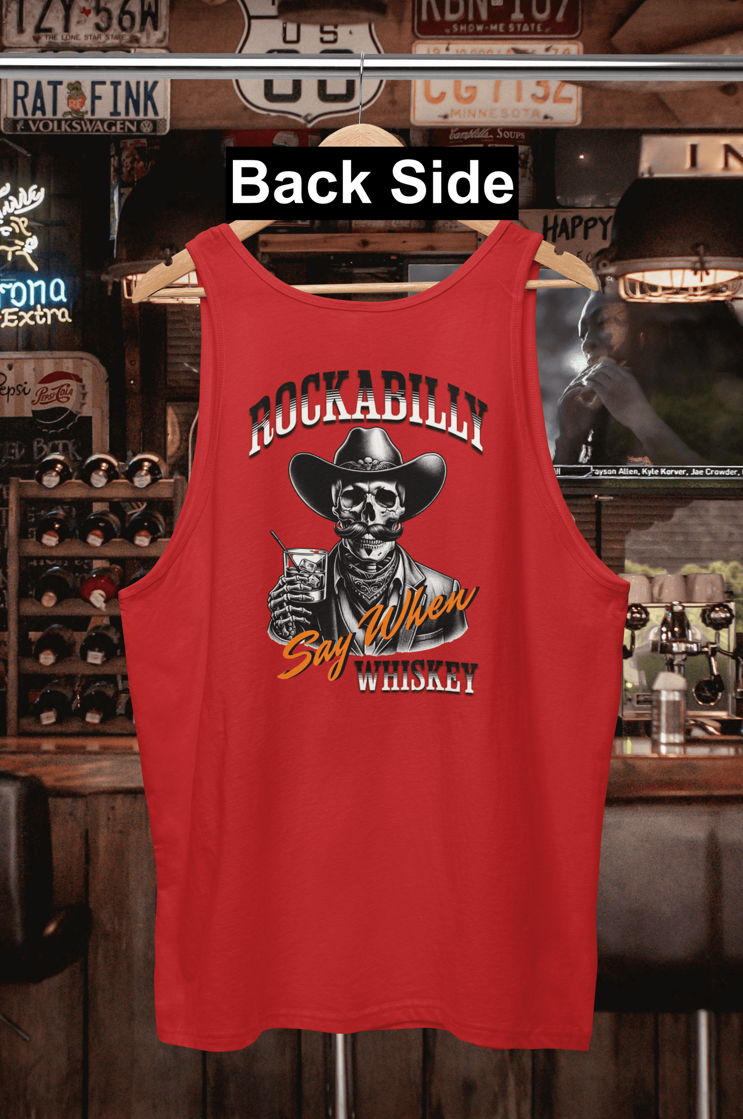 Rockabilly Say When Western Tank Top