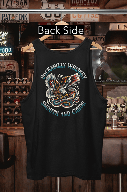 Rockabilly Eagle and Snake Fight Tank Top
