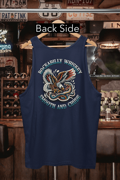 Rockabilly Eagle and Snake Fight Tank Top