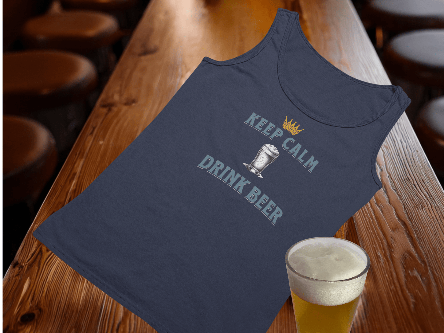 Keep Calm Drink Beer Tank Top