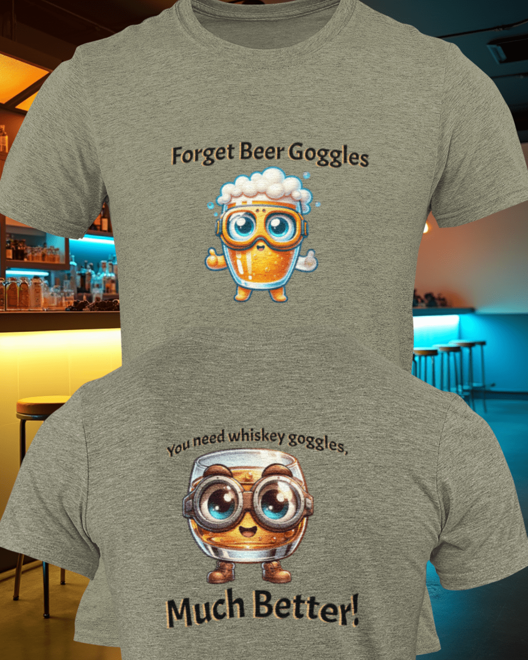 Whiskey Goggles T-Shirt V2