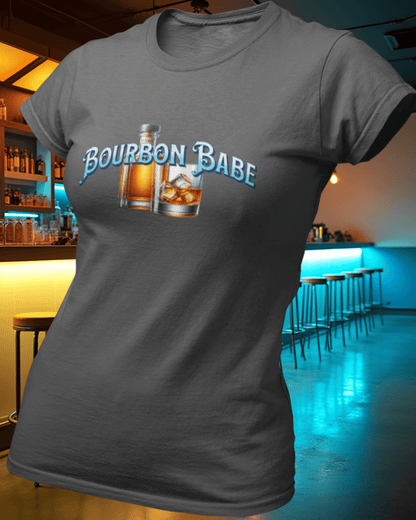 Bourbon Babe Bottle T-Shirt