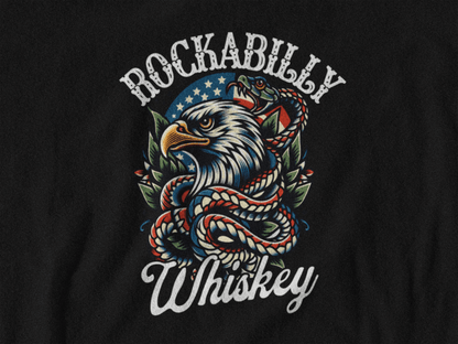 Rockabilly Eagle and Snake T-Shirt