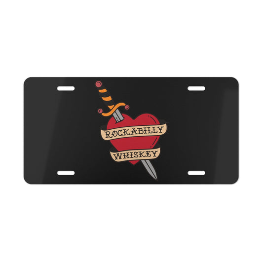 Rockabilly Whiskey Vanity Plate
